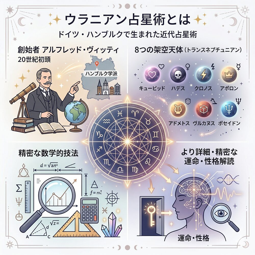 ウラニアン占星術とは？8つの架空天体とミッドポイントで運命を精密に読み解く方法