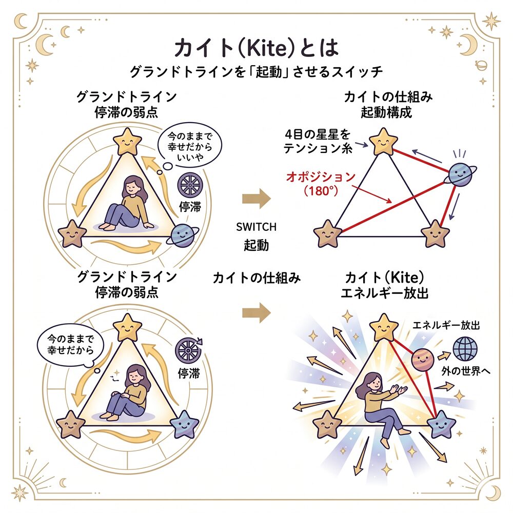 カイト（Kite）の意味とは？｜幸運を「現実」へ飛ばす、星の成功プログラム