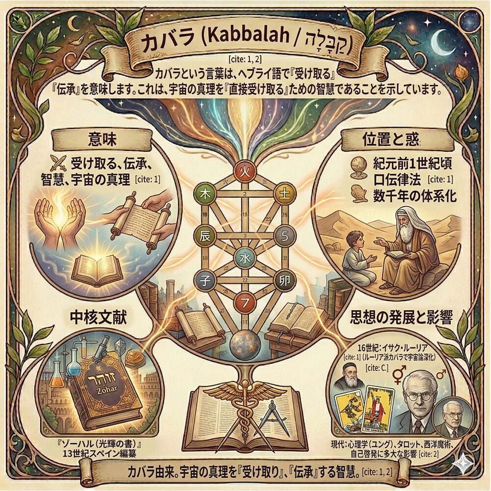 カバラ（Kabbalah）完全ガイド｜宇宙の真理を解き明かす「魂のOS」の智慧