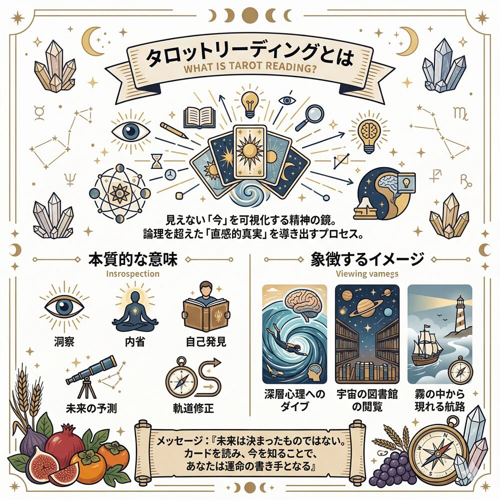 タロットリーディングの意味とは？潜在意識の声を聴き、運命を好転させる対話術