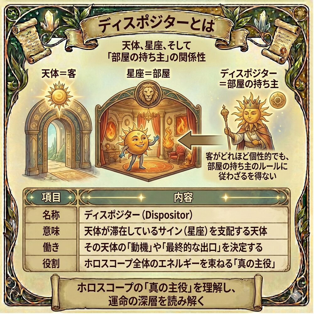 ディスポジターとは？星のエネルギーを支配する「隠れた主役」