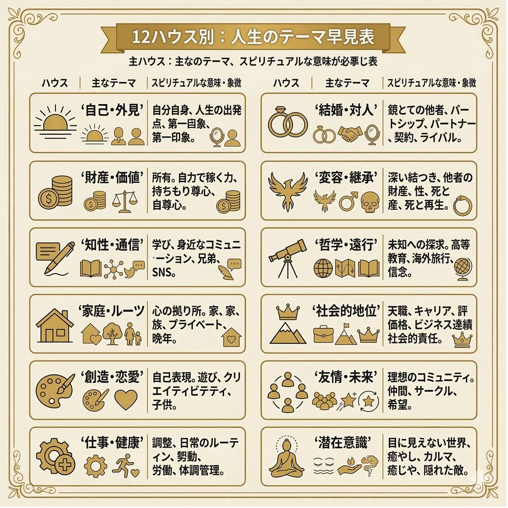 ハウス（House）｜人生というドラマが演じられる「12の舞台」