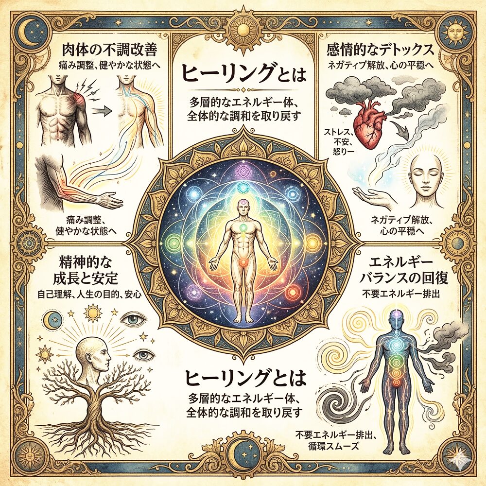 ヒーリングとは？意味・種類・効果｜内なる生命力を目覚めさせ「本来の自分」を取り戻す