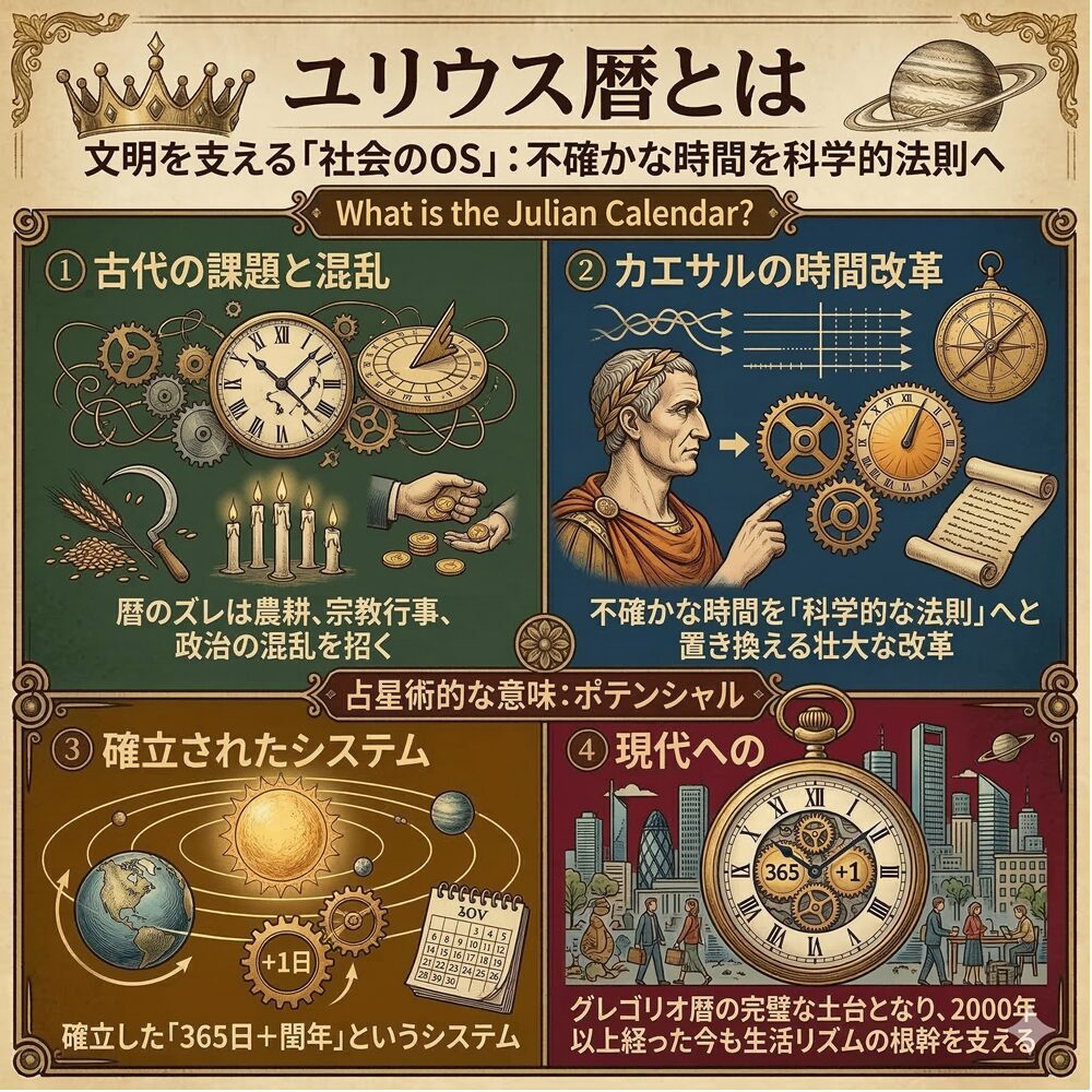ユリウス暦｜カエサルが刻んだ「時間」の革命と現代に続く知恵