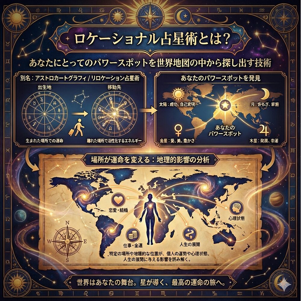 ロケーショナル占星術ガイド｜星の力で最高の「居場所」を見つける