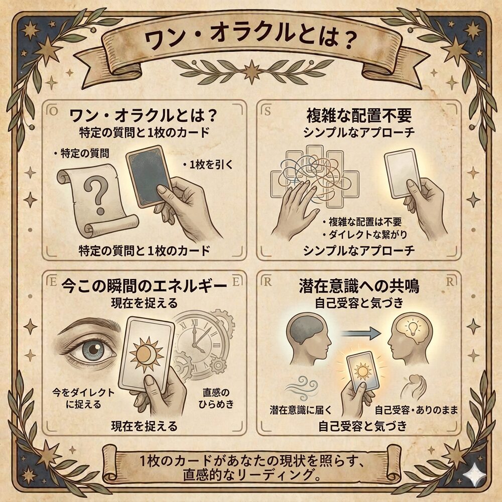 ワン・オラクル｜直感の「エスプレッソ」で日常を研ぎ澄ます「魂への最短メッセージ」