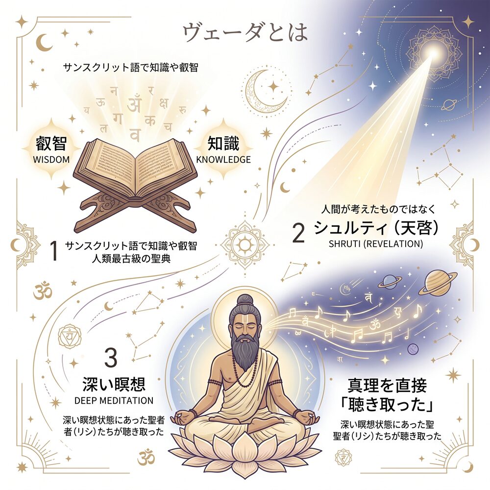 ヴェーダ（Veda）の意味とは？｜宇宙の理を解き明かす「人類最古の知恵」
