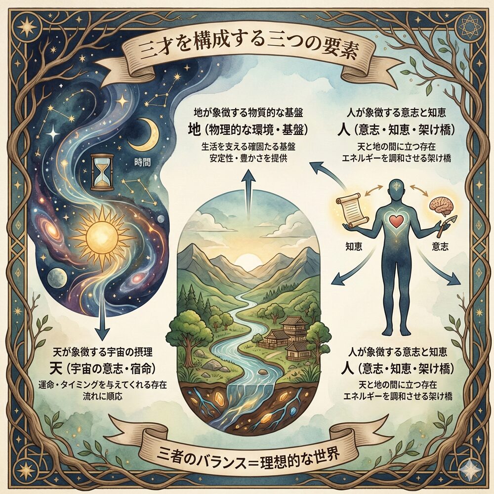 三才（天地人）とは？意味と幸運を呼ぶ調和の法則を徹底解説