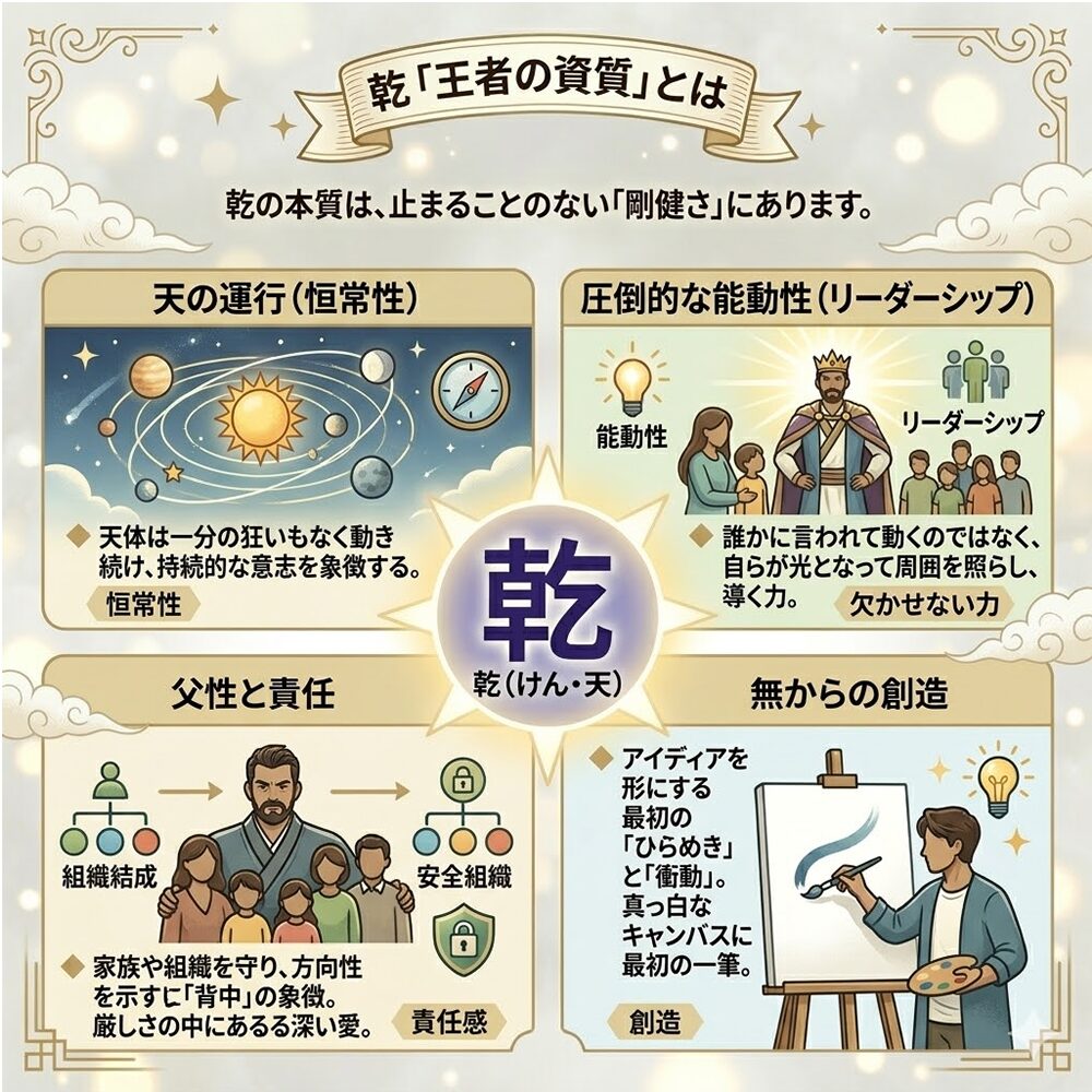 乾（けん）とは？｜何もない宇宙に「光」を灯す、始まりのビッグバン