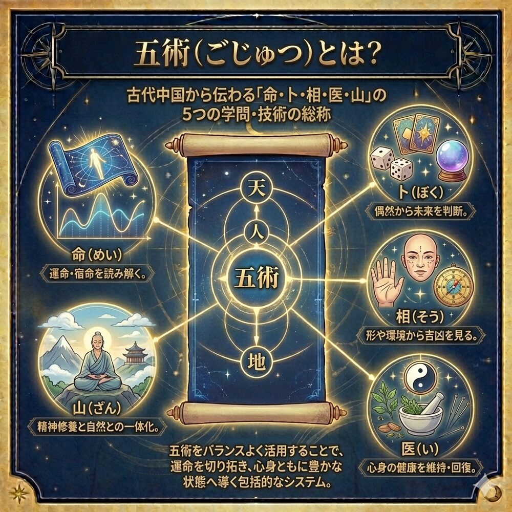 五術（命卜相医山）完全ガイド｜人生を整える東洋の知恵