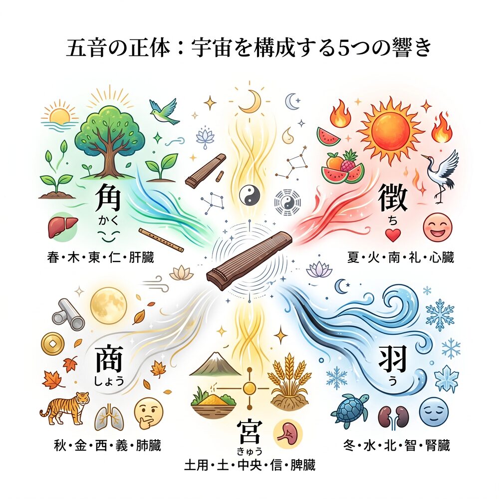 五音（ごおん）とは？五行思想との関係や音楽・健康への影響を徹底解説