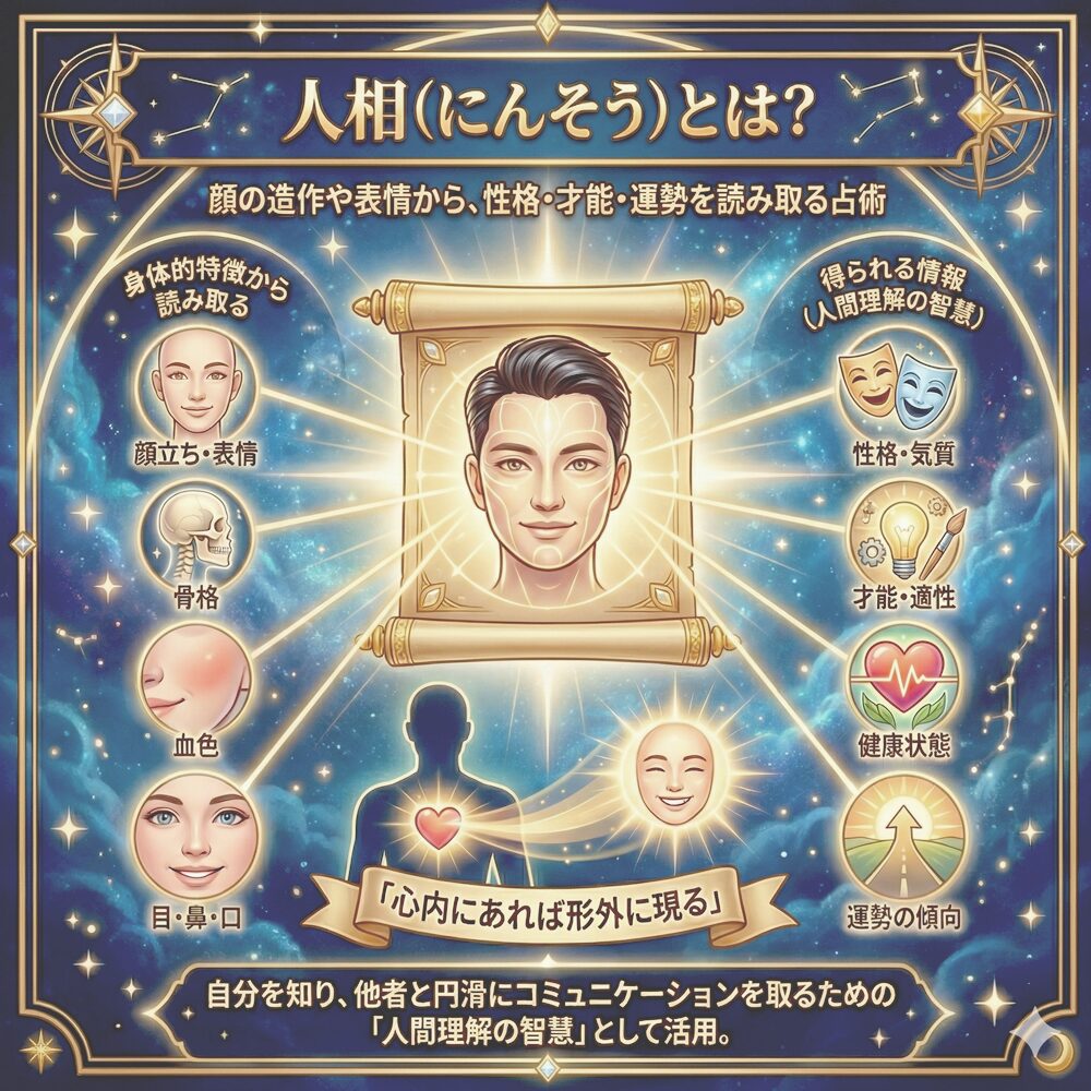 人相学完全ガイド｜顔に刻まれた性格と運勢を読み解く技術