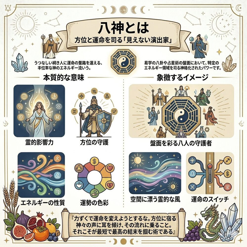 八神（はっしん）の意味とは？目に見えない「聖なる力」を味方につけて運命を動かす方法