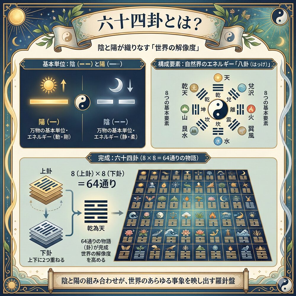 六十四卦の意味と活用術！運命を変える『易経』の智慧