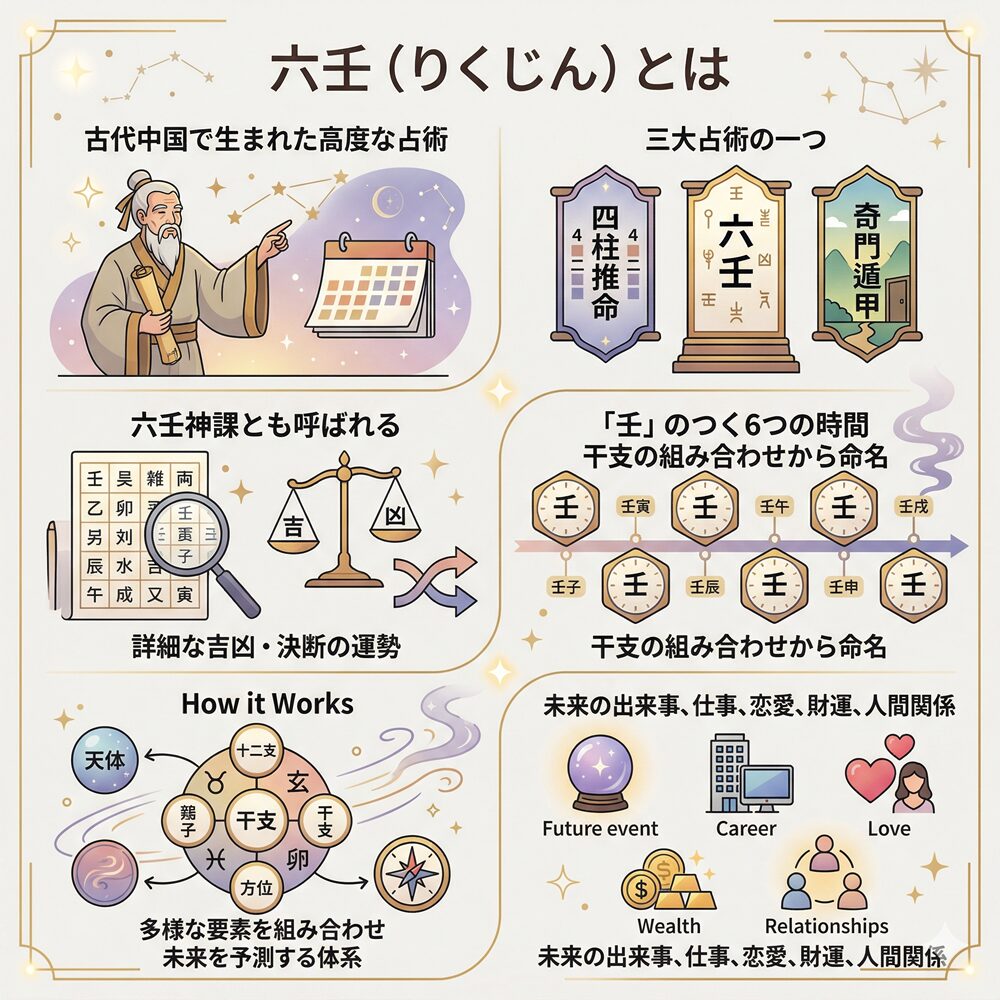 六壬（りくじん）とは？四課三伝で未来を的中させる最強の的中占術を徹底解説