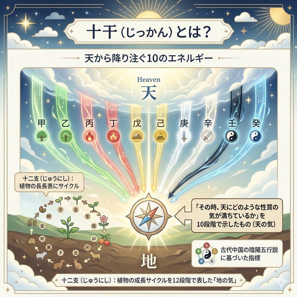 十干の性格と運勢！天が授けた「魂の設計図」完全ガイド
