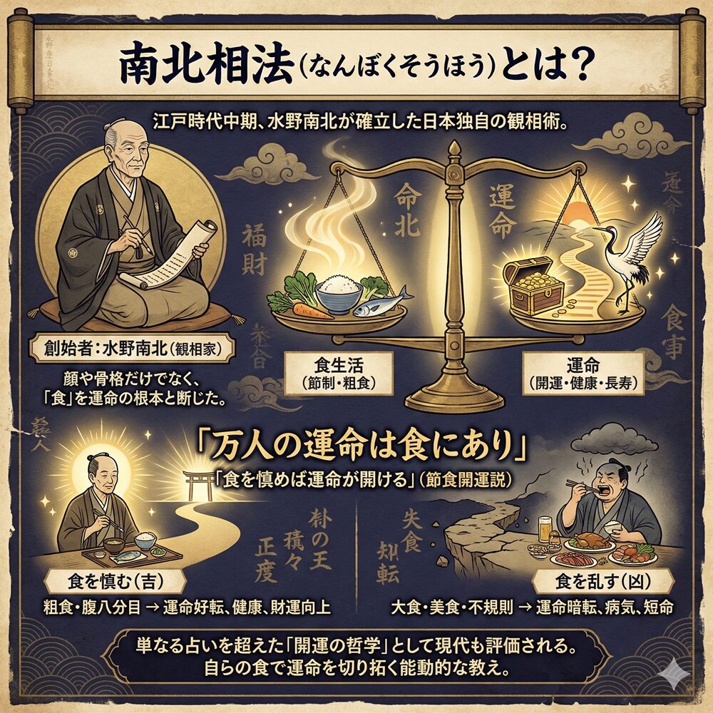 南北相法｜水野南北が説く「運命を劇的に変える食事と相術」