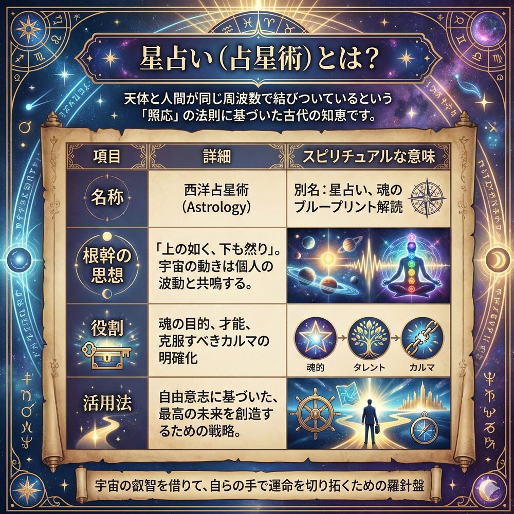 星占いの真実｜魂の設計図を知り宇宙のリズムで運命を拓くガイド