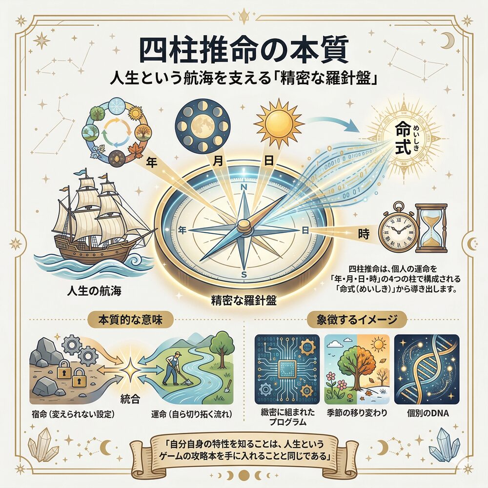四柱推命の深層：運命の設計図を読み解き「人生の勝率」を上げる戦略