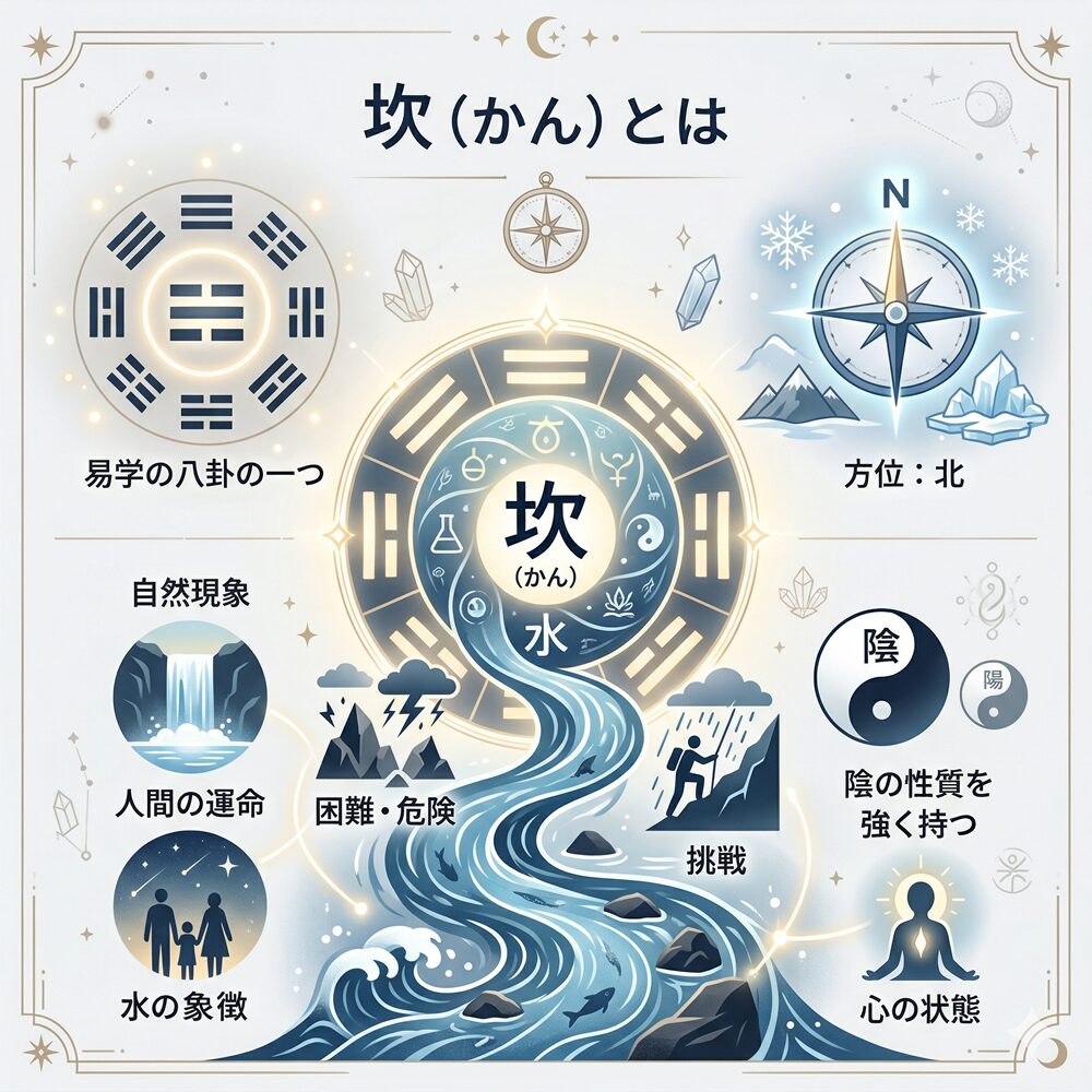 坎（かん）とは？易経・八卦における水の象徴と困難を乗り越える知恵を解説