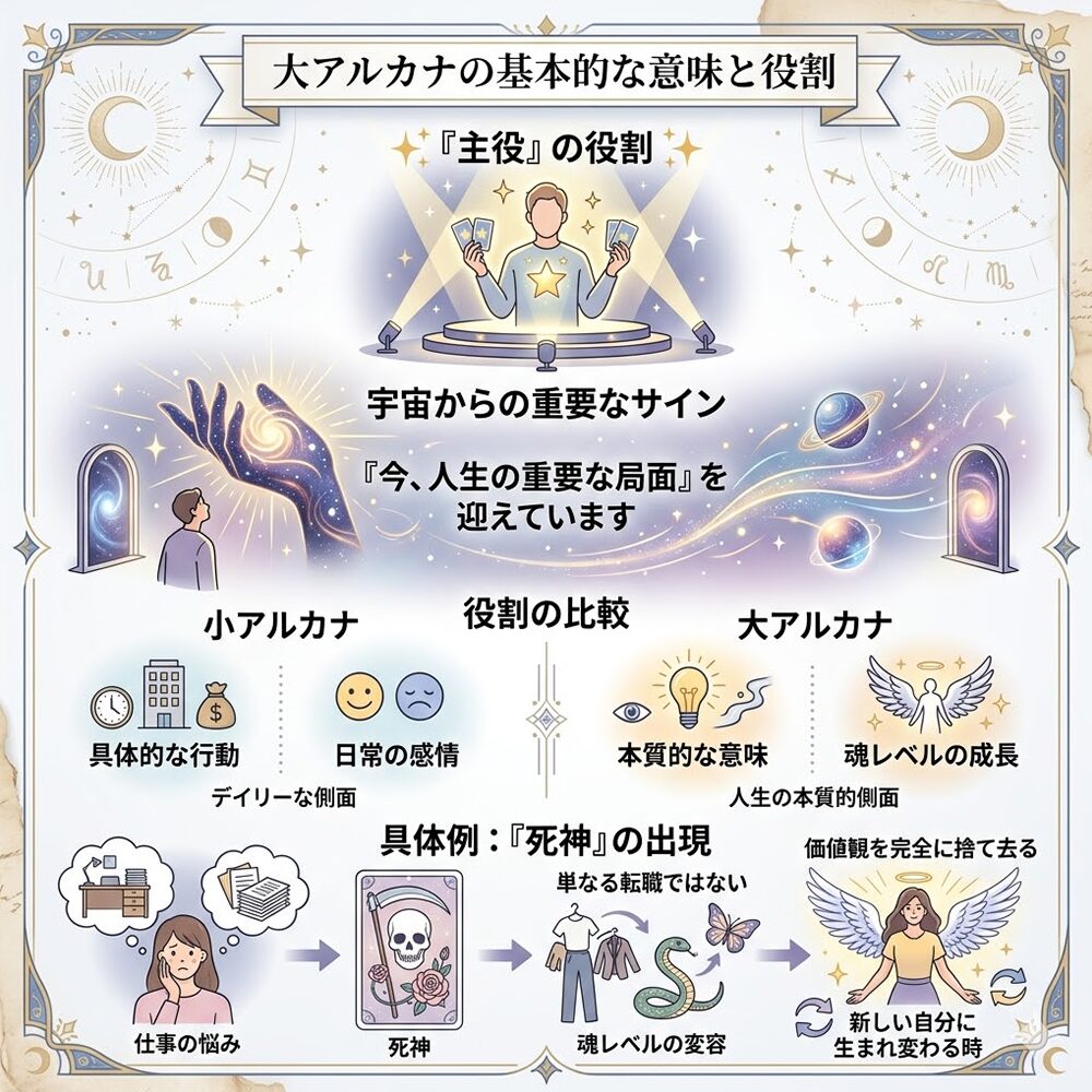 大アルカナとは？タロット22枚の意味と人生を変えるメッセージ