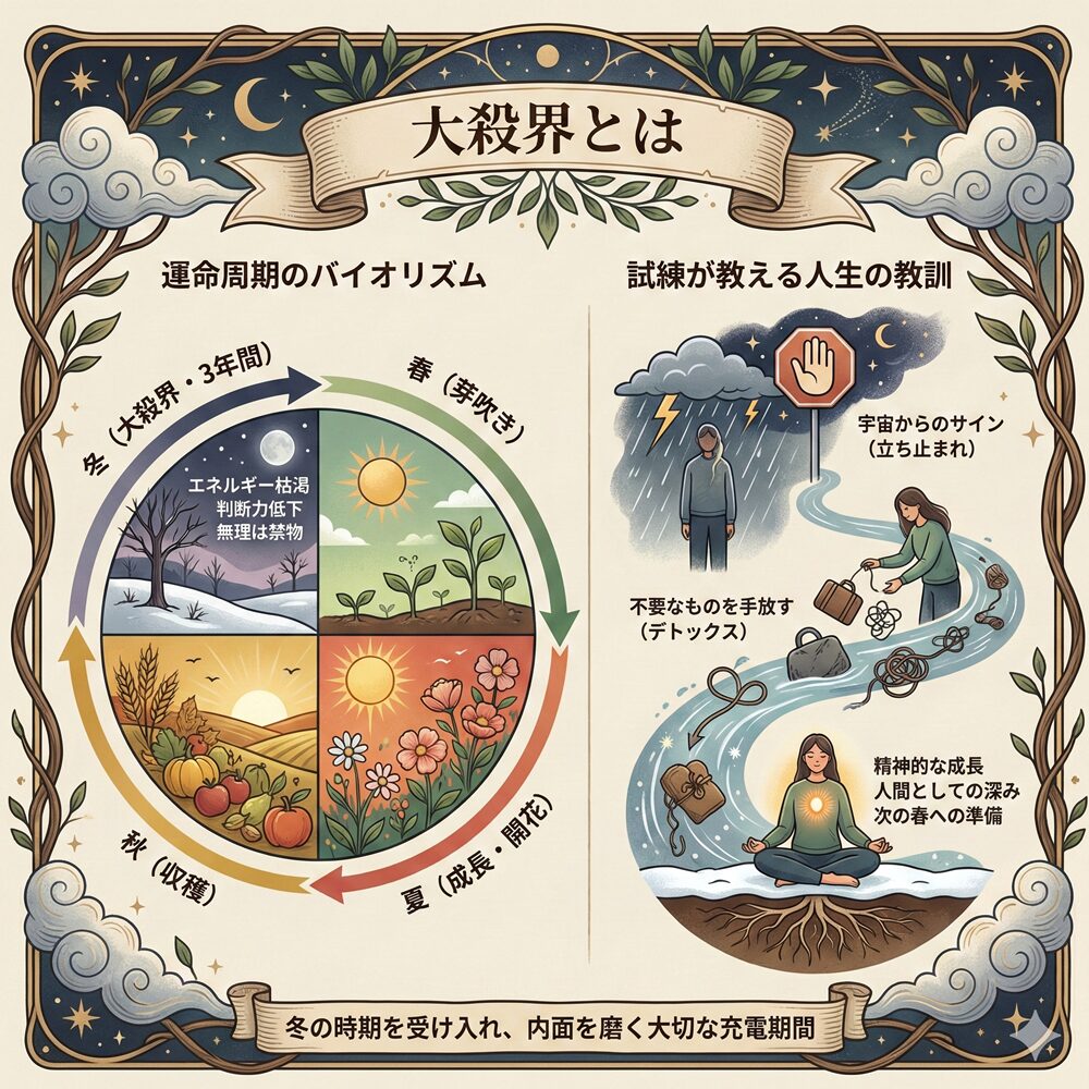 大殺界の過ごし方！運勢の停滞期を幸運の準備期間に変えるコツ