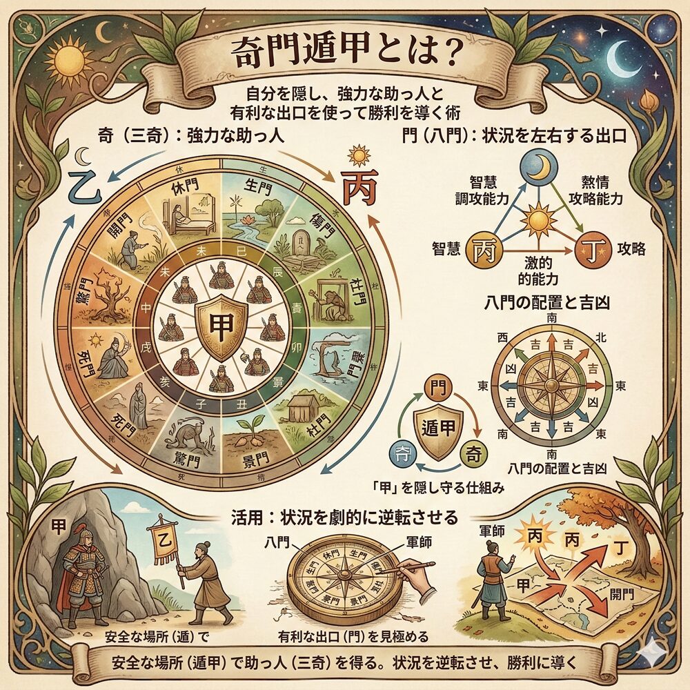 奇門遁甲とは？諸葛孔明も操った「時空を味方にする」最強の軍略