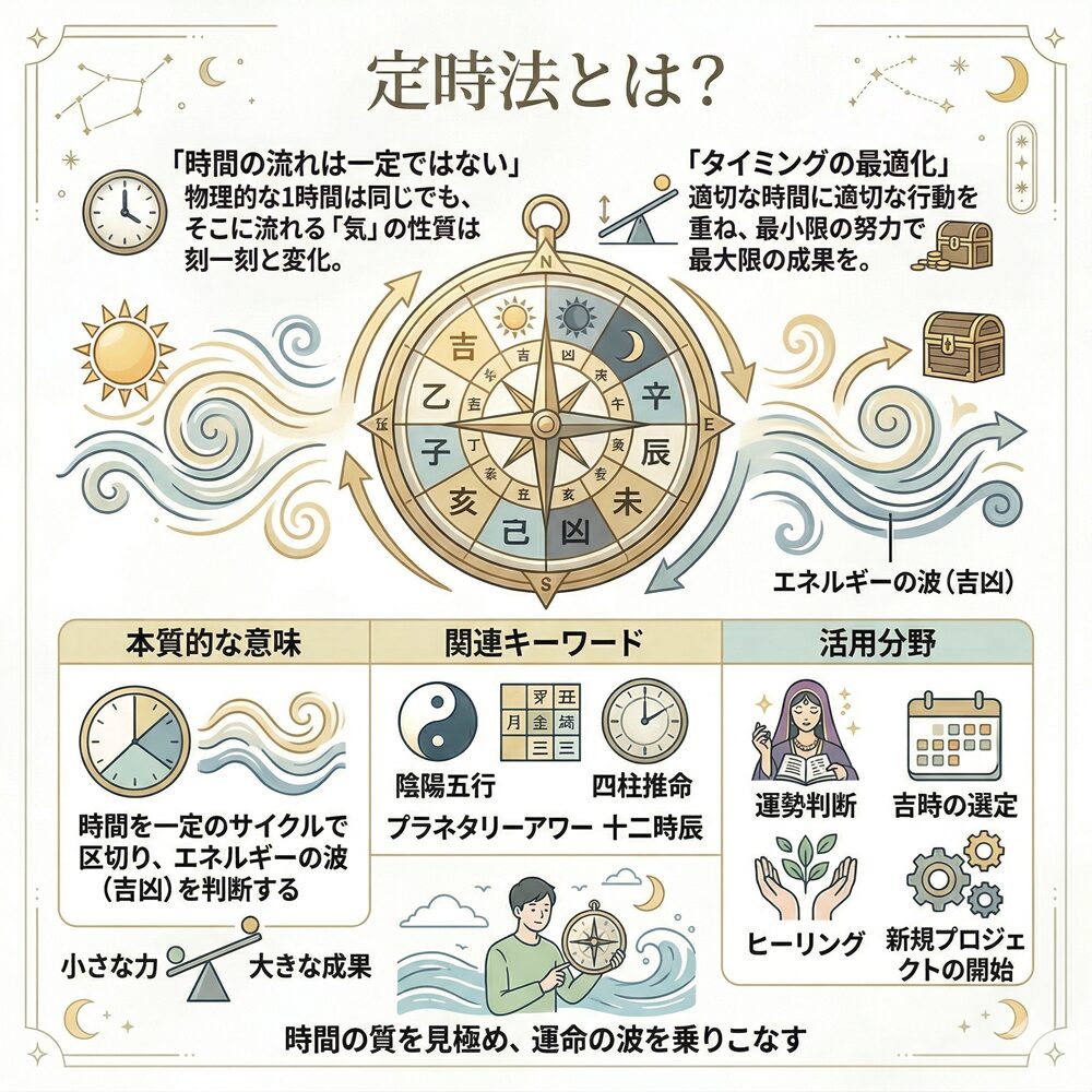 定時法で運気を掴む｜宇宙の波長とシンクロする「時の黄金律」