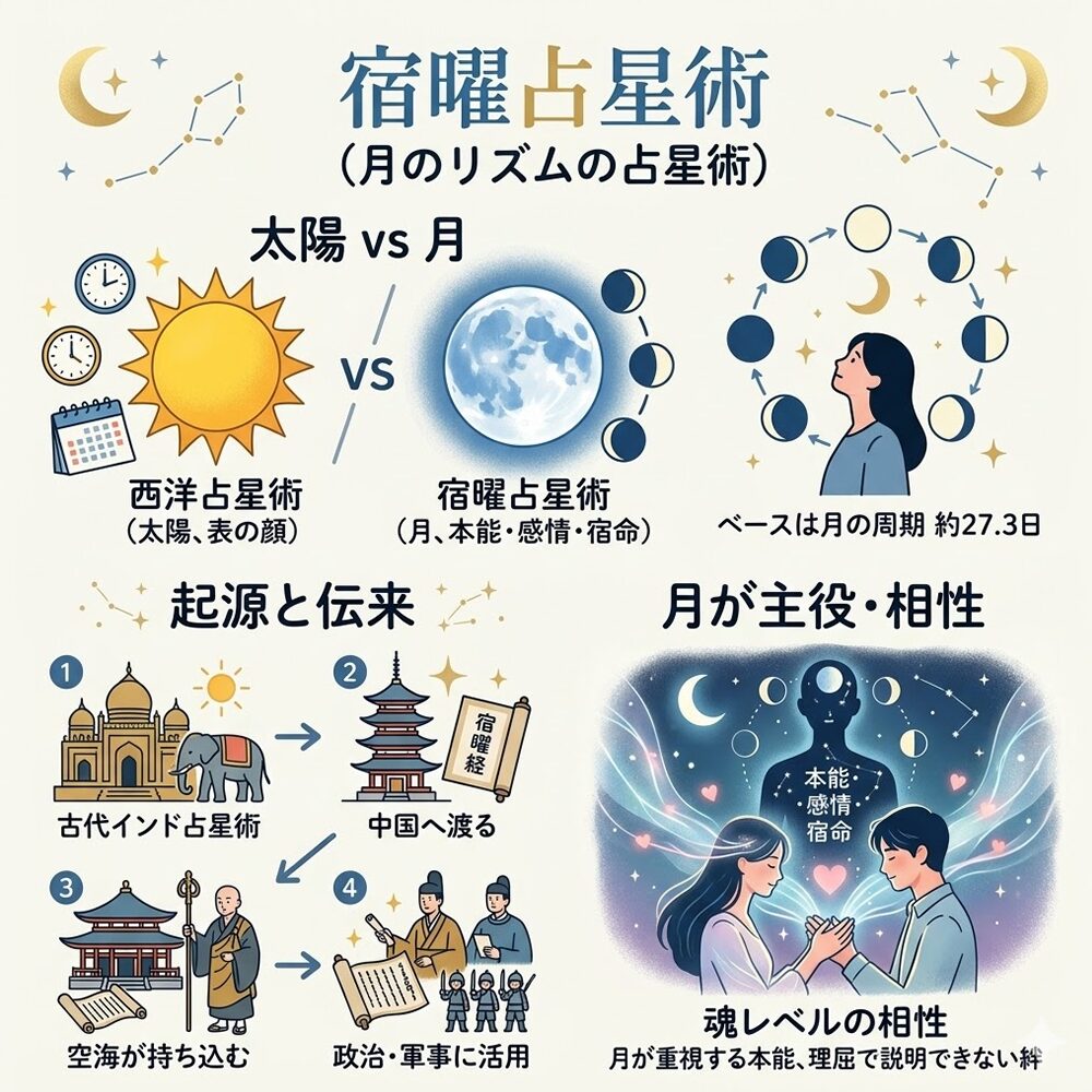 宿曜占星術ガイド｜月のリズムで読み解く「宿命」と「対人関係」