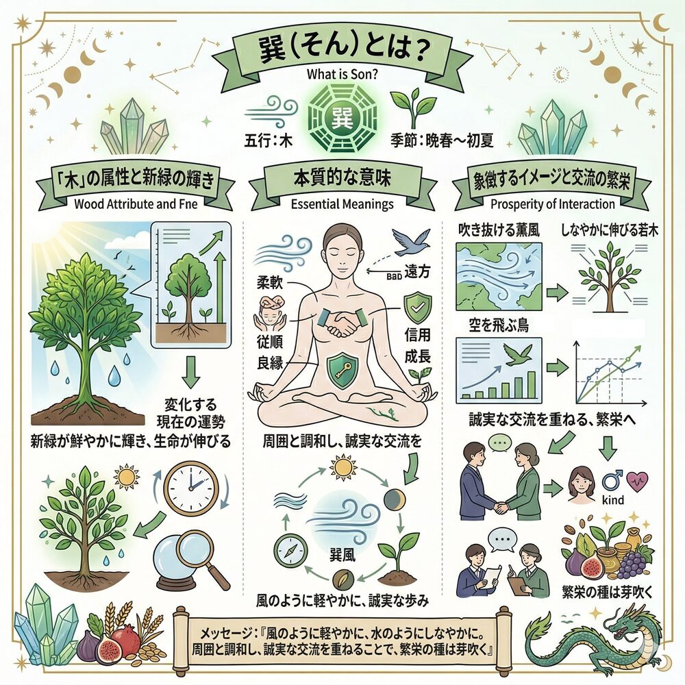 巽（そん）の方位と意味とは？風の力で良縁と繁栄を呼び込む風水活用術