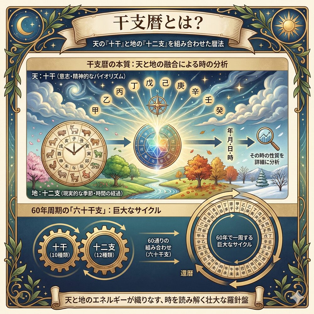 干支暦（かんしれき）とは？60年周期で読み解く運命のサイクル