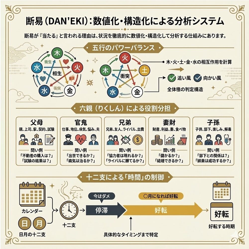 断易（だんえき）とは？｜曖昧さを排し、運命に「結論」を出すロジック