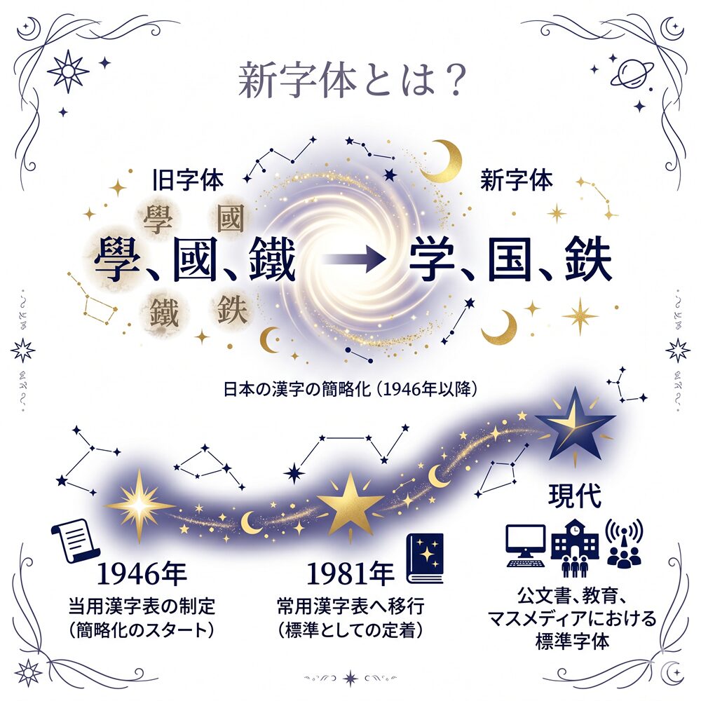 新字体（しんじたい）とは？旧字体との違い・簡略化の歴史と現代での使い分け