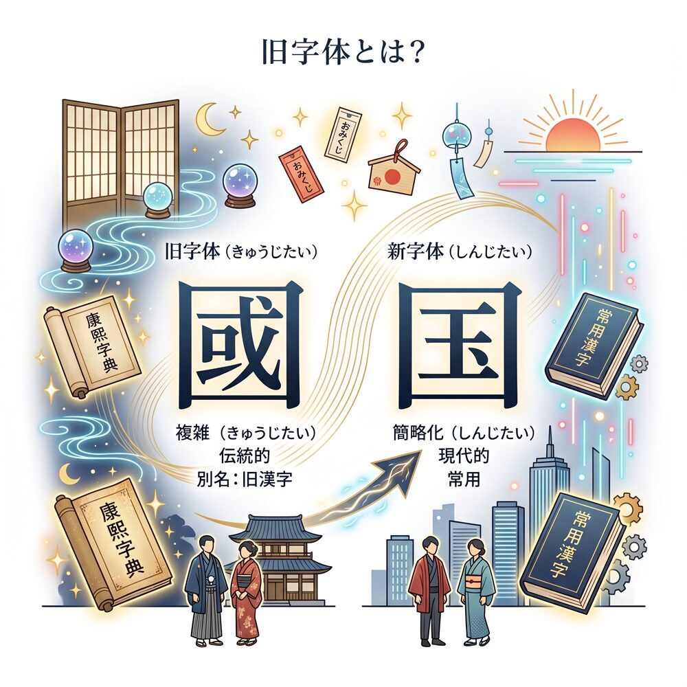 旧字体とは？歴史を刻む漢字の原形・新字体との違いと姓名判断での重要性