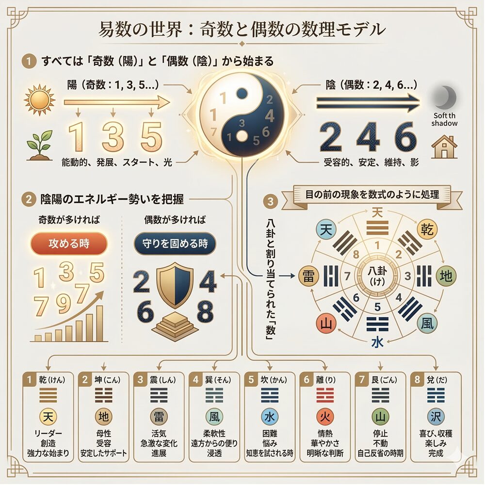 易数（えきすう）とは？｜数字という「宇宙のコード」をハックする