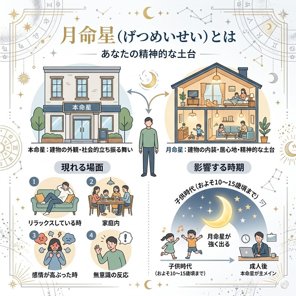 月命星とは？内面の性格や本命星との違い、調べ方を徹底解説