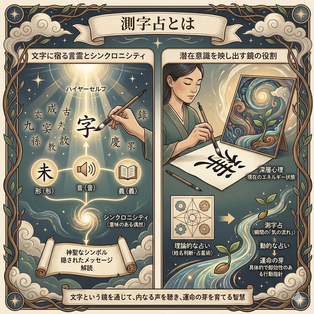測字占とは？漢字に隠された運命の暗号を読み解く秘法