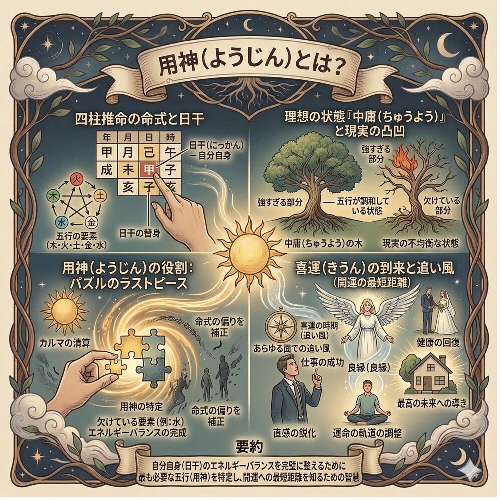 用神（ようじん）完全ガイド｜四柱推命で運命を劇的に変える特効薬