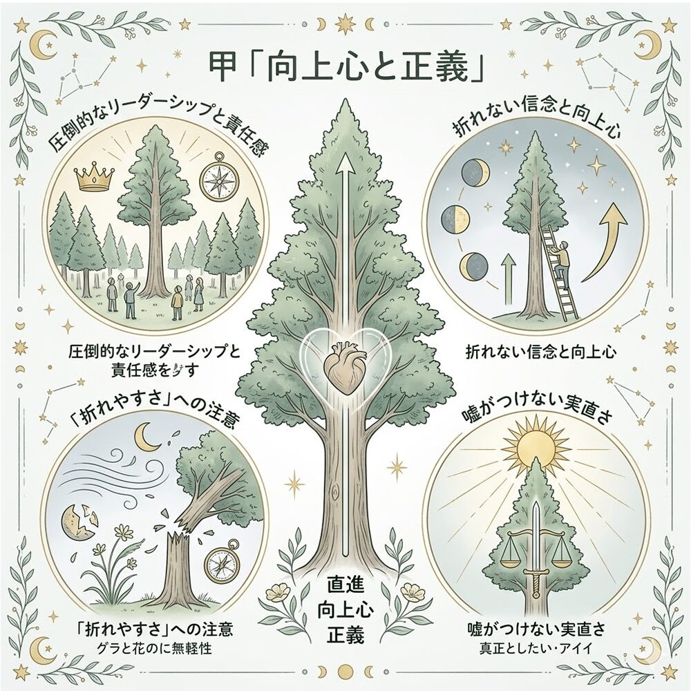 甲（きのえ）とは？｜天を突き抜け、新たな時代を切り拓く「最初の一歩」