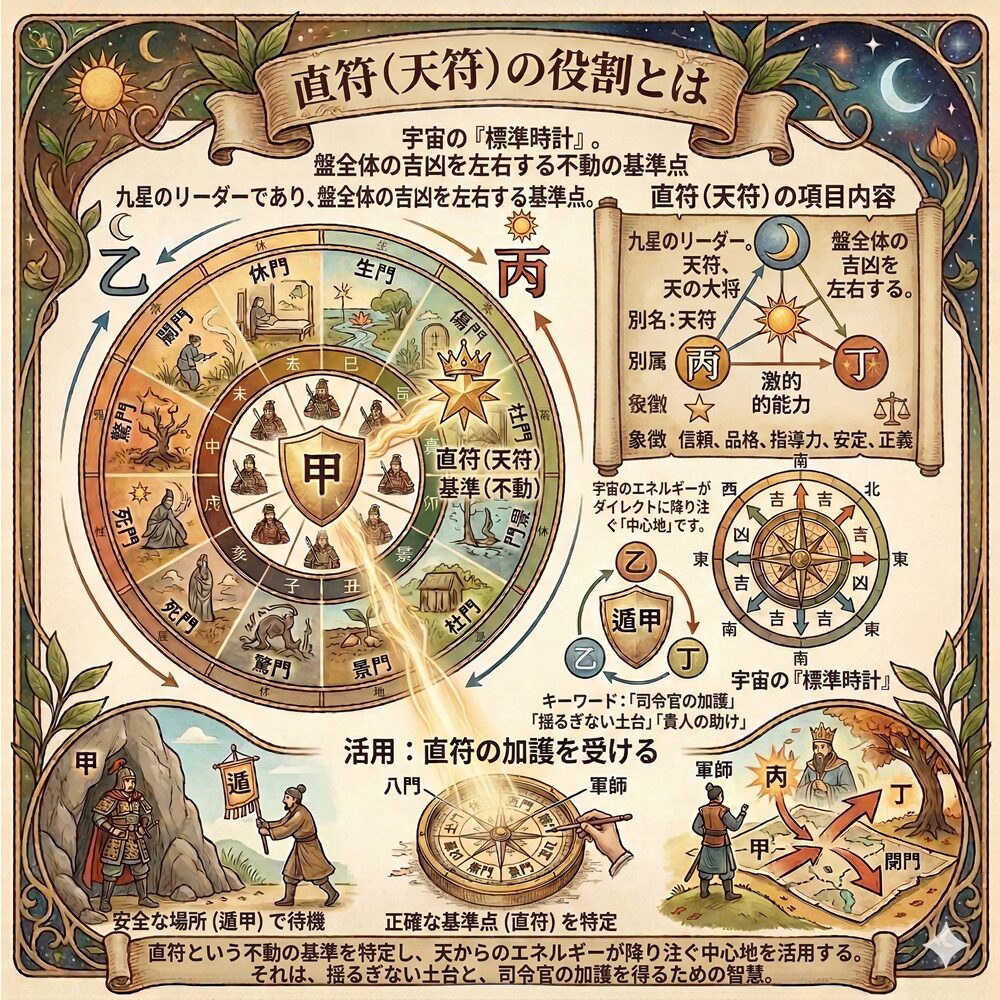 直符（ちょくふ）とは？奇門遁甲の「司令官」が教える成功の法則