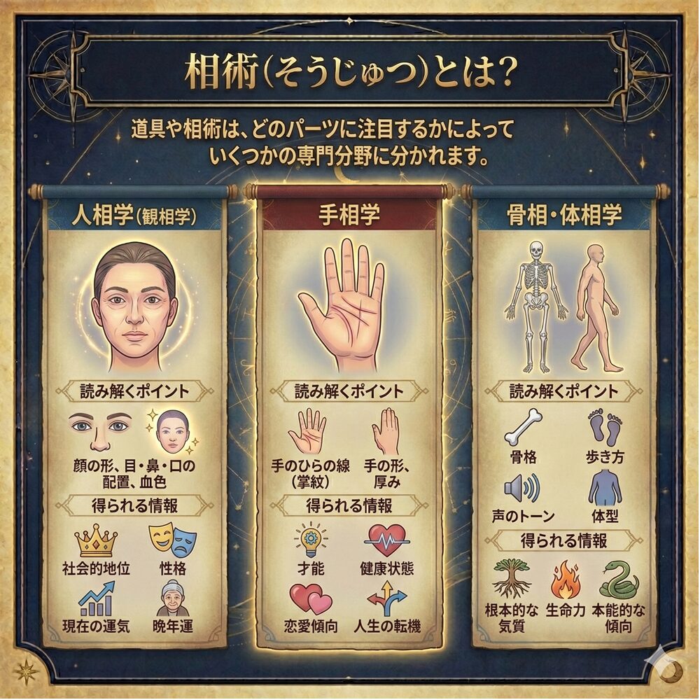 相術（そうじゅつ）完全ガイド：外見から読み解く内面と運勢