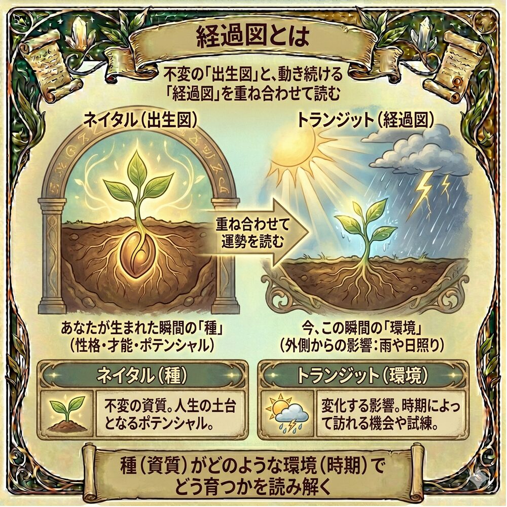 経過図（トランジット）で知る未来の運勢｜星のリズムを味方にする方法