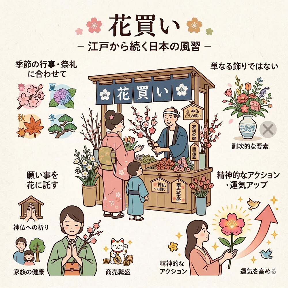 「花買い」の粋と心｜一輪の「季節」を買い、暮らしに「祈り」を灯す