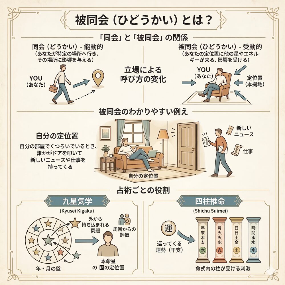 被同会（ひどうかい）とは？｜外部からのエネルギーを受け取り、運命を動かす力