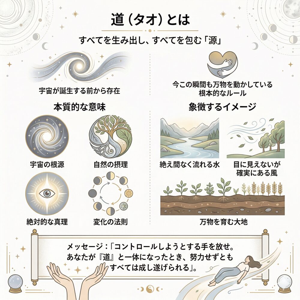 道（どう／タオ）の意味とは？宇宙の「グレート・フロー」に乗って、しなやかに生きる極意