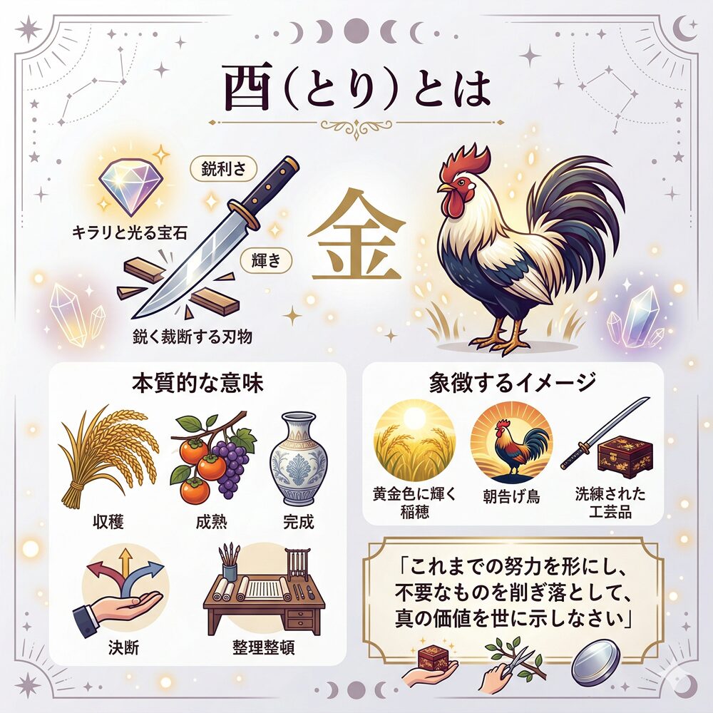 十二支の「酉（とり）」の意味とは？性格・相性・運気を掴むポイントを解説