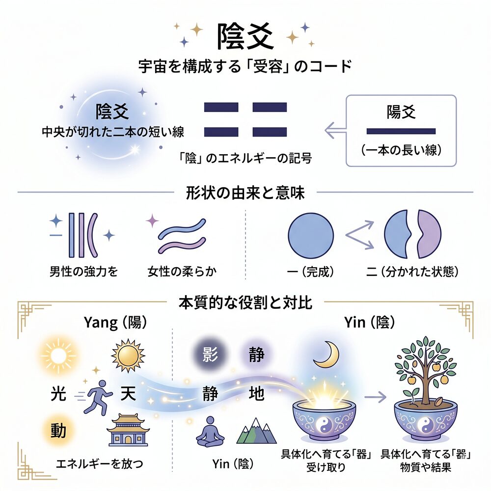陰爻（いんこう）の意味とは？静寂が未来を創る「受容」のコード