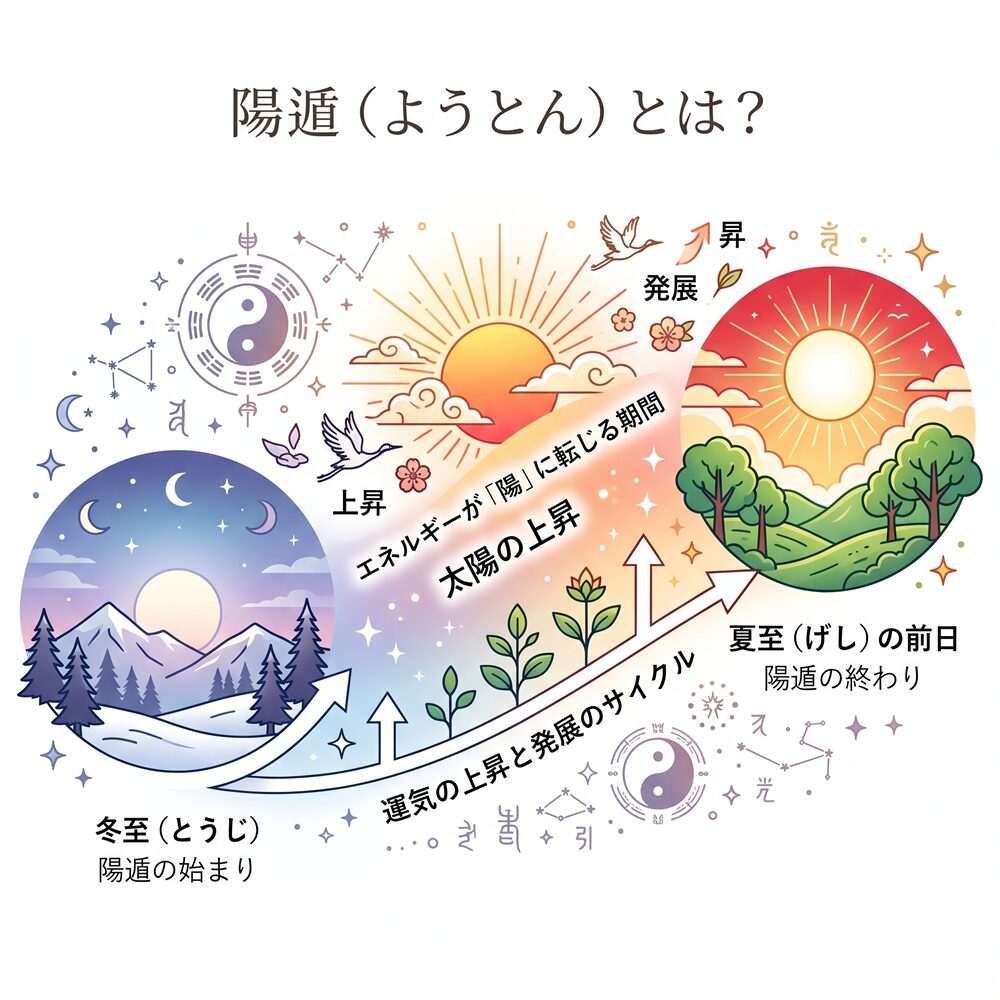 陽遁（ようとん）とは？運気を加速させる「攻め」の時期の意味と活用法