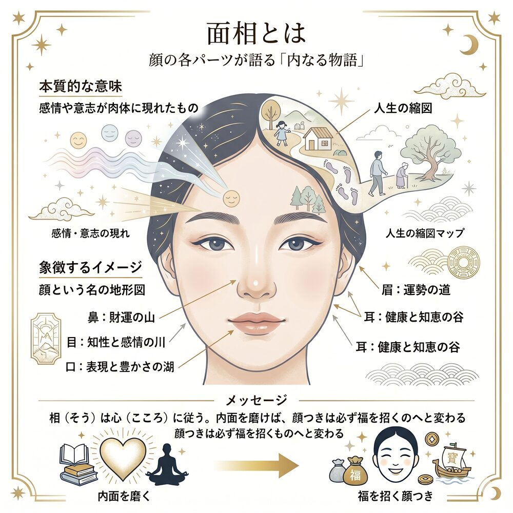 面相（めんそう）の意味とは？顔に刻まれた「運命のサイン」を読み解く開運ガイド