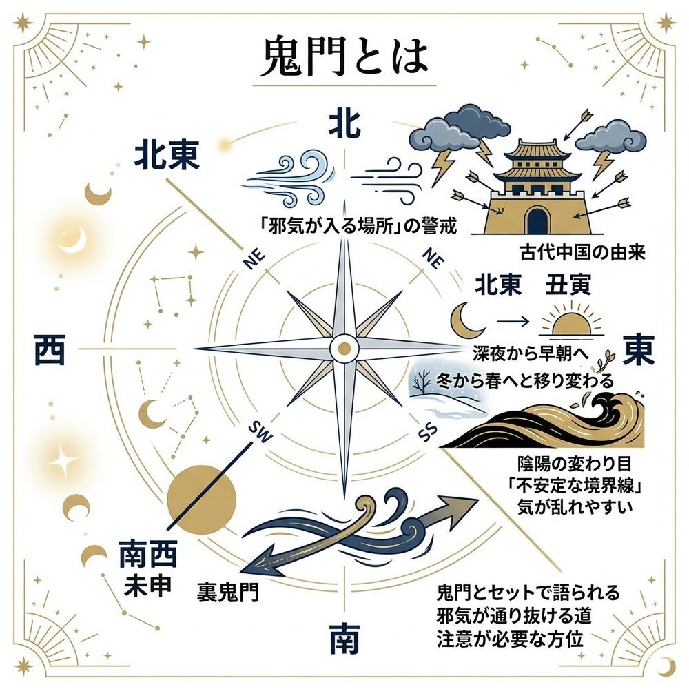 鬼門（きもん）とは？災いを遠ざけ「清浄な家」を作るための方位学